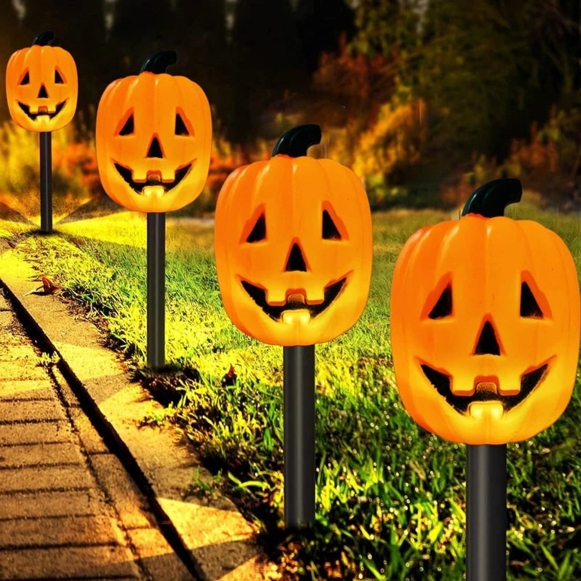 Solar Stake Light For Halloween Shaped Plastic Outdoor Lighting - Image 6