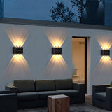Solar Wall Lights Black Plastic Motion-Activated V-Shaped - Image 2