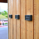 Solar Wall Lights Black Plastic Motion-Activated V-Shaped - Image 4