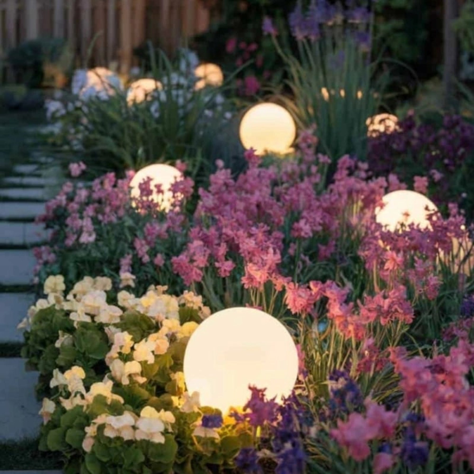 Spherical Garden Light With Remote Control And 16 Colors For Outdoor Decor - Image 4