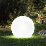 Modern PE Globe Outdoor Garden Light LED Rechargeable Lasson Living