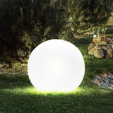 Modern PE Globe Outdoor Garden Light LED Rechargeable Lasson Living