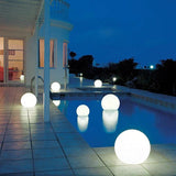Modern PE Globe Outdoor Garden Light LED Rechargeable Lasson Living