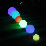 Modern PE Globe Outdoor Garden Light LED Rechargeable Lasson Living