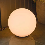 Modern PE Globe Outdoor Garden Light LED Rechargeable Lasson Living