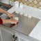 Stainless Steel Cutting Board With Spill Guard For Clean Food Prep And Non-Porous Surface - Image 1