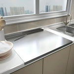 Stainless Steel Cutting Board With Spill Guard For Clean Food Prep And Non-Porous Surface - Image 4