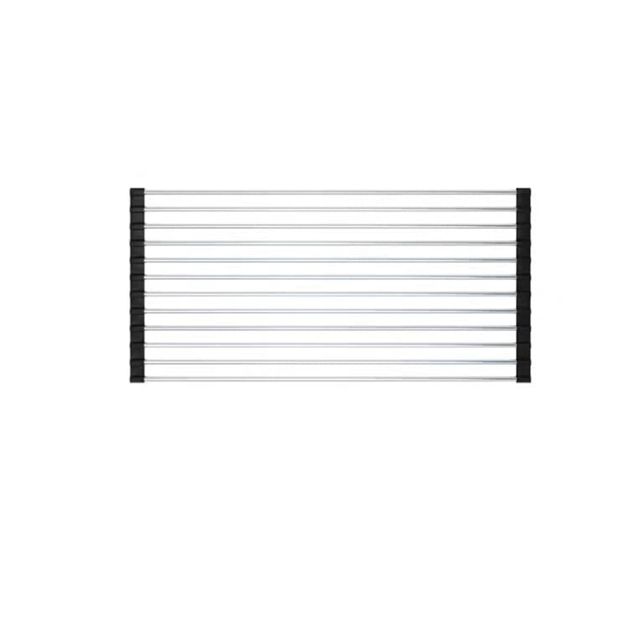 Stainless Steel Folding Drain Rack Expandable Sink Organizer With Space-Saving Kitchen Storage - Image 2