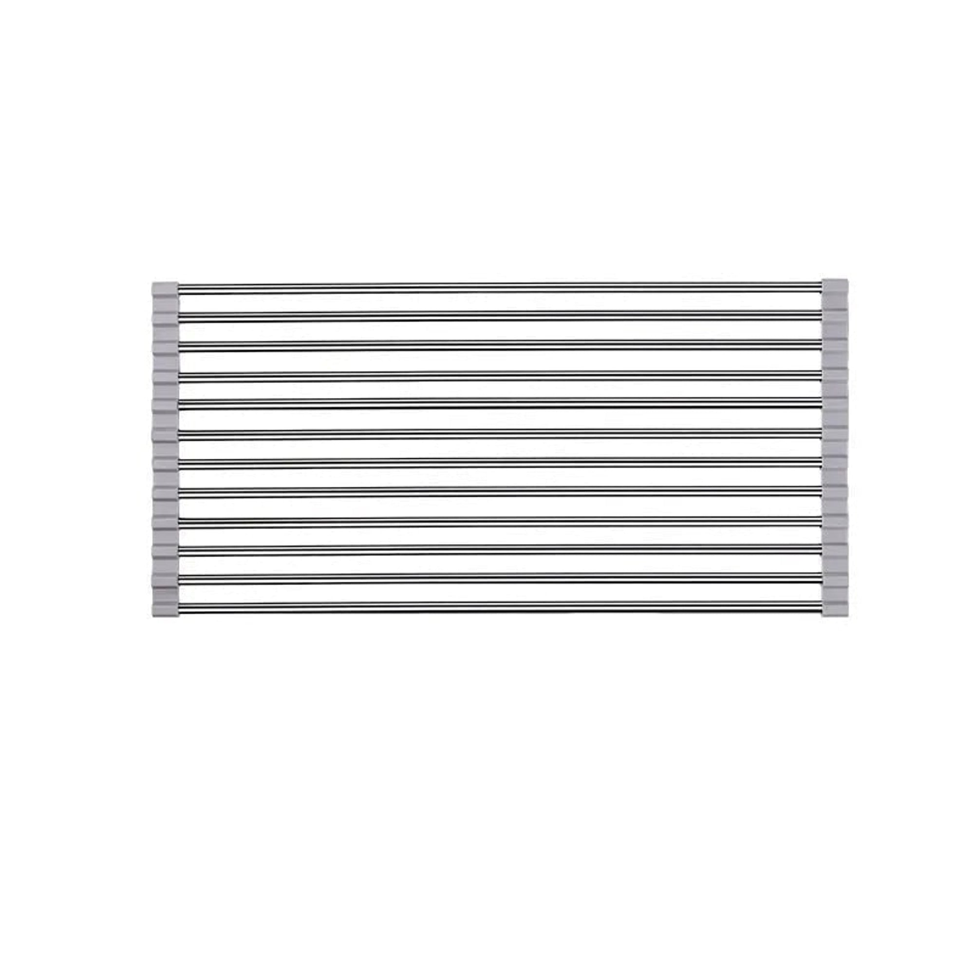 Stainless Steel Folding Drain Rack Expandable Sink Organizer With Space-Saving Kitchen Storage - Image 4