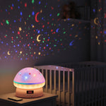Star Projector Night Light With Rotating Mushroom Design - Image 1