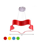 Star-Shaped Acrylic Children's LED Chandelier - Image 5