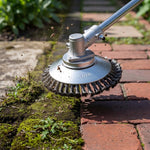 Steel Brush Weed Trimmer Head For Garden Universal Fit For Lawns Patios & Driveways - Image 1