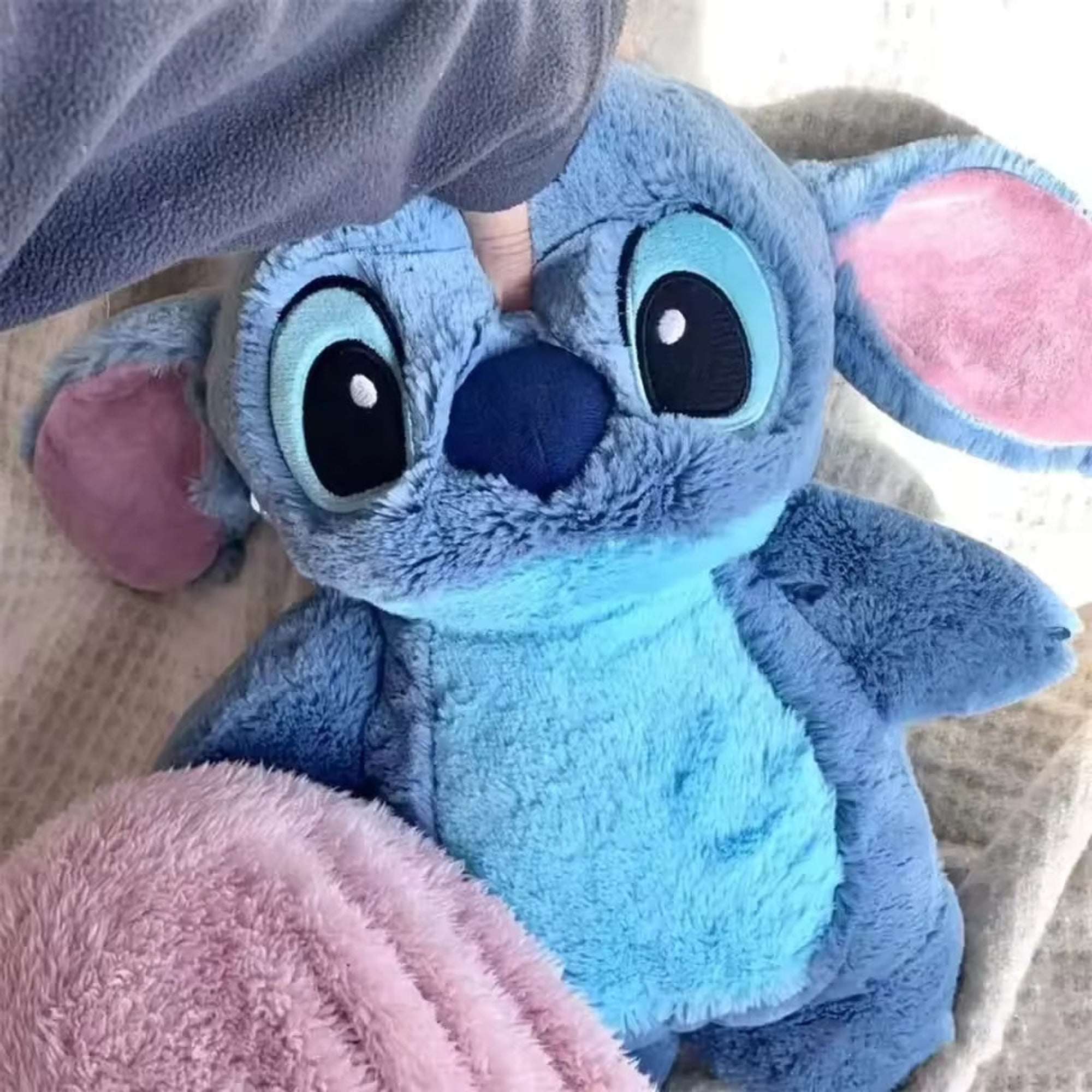Stitch Extra Large Plush Hot Water Bottle Cosy Winter Hand Warmer Gift - Image 2