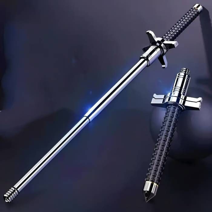 Tactical Retractable Baton Multi-Purpose Hiking Stick For Men - Image 5