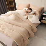 Throw Hugluxe Flannel Fleece Blanket - Image 1
