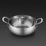 Titanium Casserole Deep Chef's Pan With No Coatings To Wear Out - Image 9