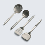 Titanium Chef Utensil Set Ultra-Light & Durable Kitchen Tools With Long Handles For Professional Cooking - Image 1