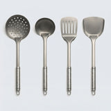 Titanium Chef Utensil Set Ultra-Light & Durable Kitchen Tools With Long Handles For Professional Cooking - Image 5