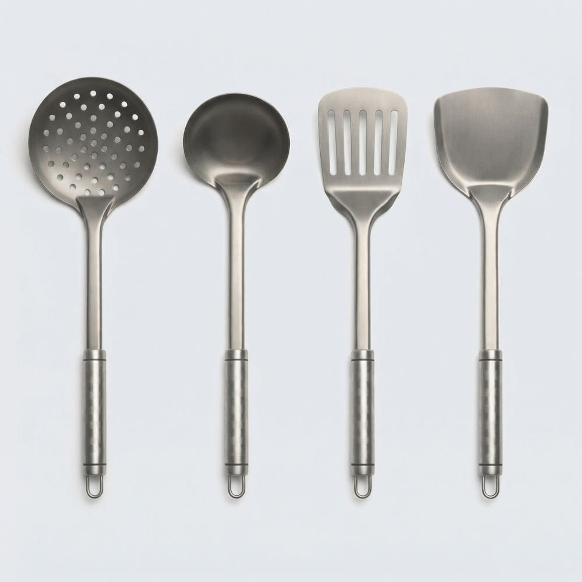 Titanium Chef Utensil Set Ultra-Light & Durable Kitchen Tools With Long Handles For Professional Cooking - Image 5