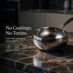 Titanium Frying Pan With Pure Hammered Precision And Induction Ready Non Stick Surface Built To Last - Image 6