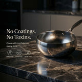 Titanium Frying Pan With Pure Hammered Precision And Induction Ready Non Stick Surface Built To Last - Image 6