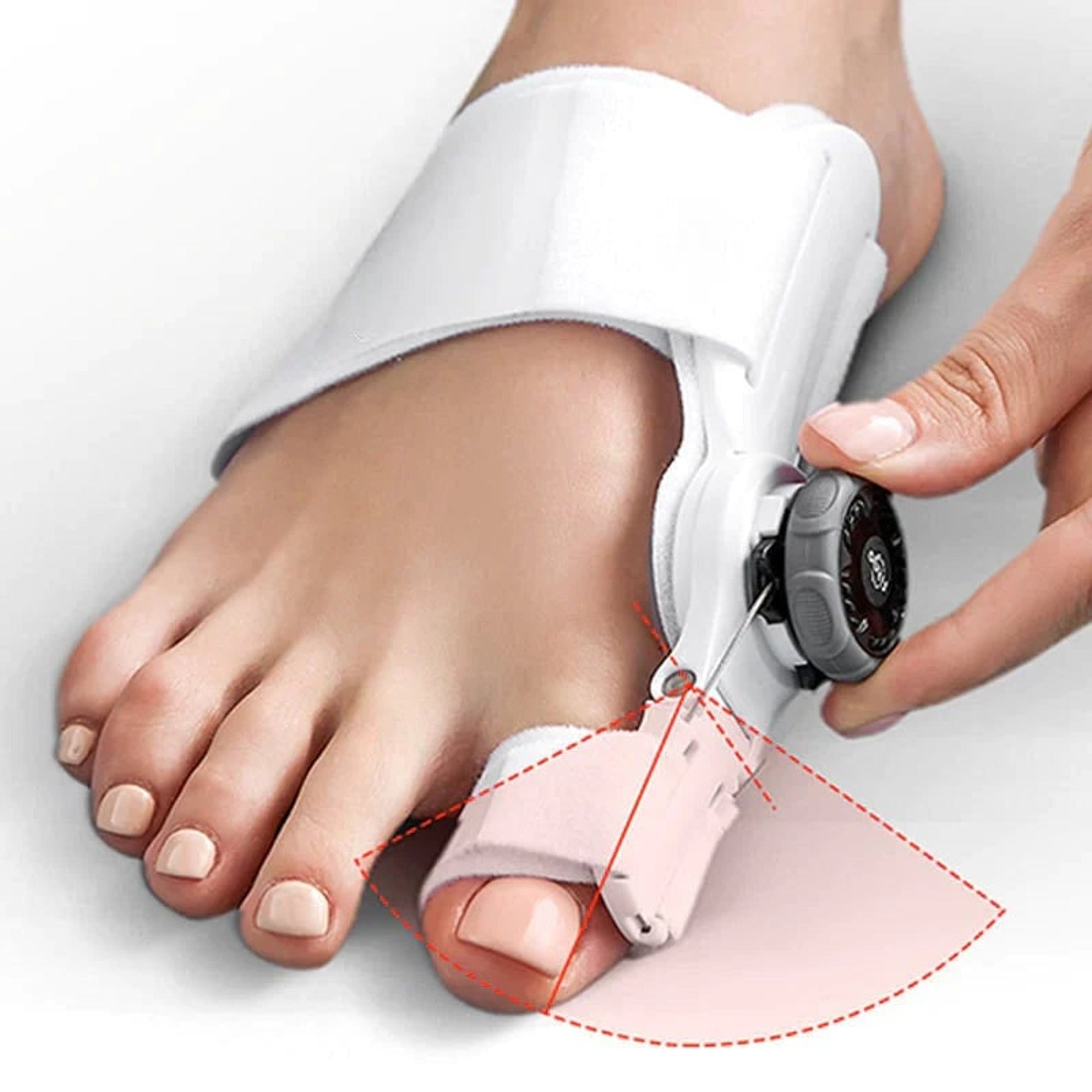 Toe Corrector For Bunions Hammer Toes And Curved Toes With Adjustable Correction - Image 2