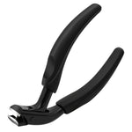 Toenail Clipper With Bent Stainless Steel Blade Soft-Touch Handle And Pu Case - Image 1