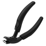 Toenail Clipper With Bent Stainless Steel Blade Soft-Touch Handle And Pu Case - Image 1