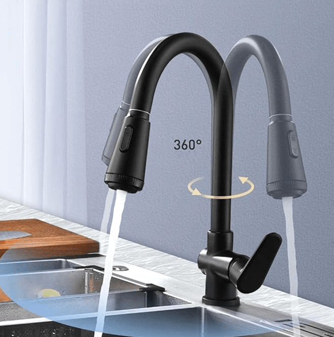 Touch Kitchen Faucet With Pull-Out Spray Head In Stainless Steel - Image 6