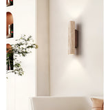 Travertine Stone Wall Light Hardwired Up And Down Bedroom - Image 11