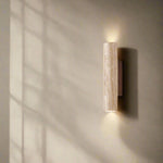 Travertine Stone Wall Light Hardwired Up And Down Bedroom - Image 14