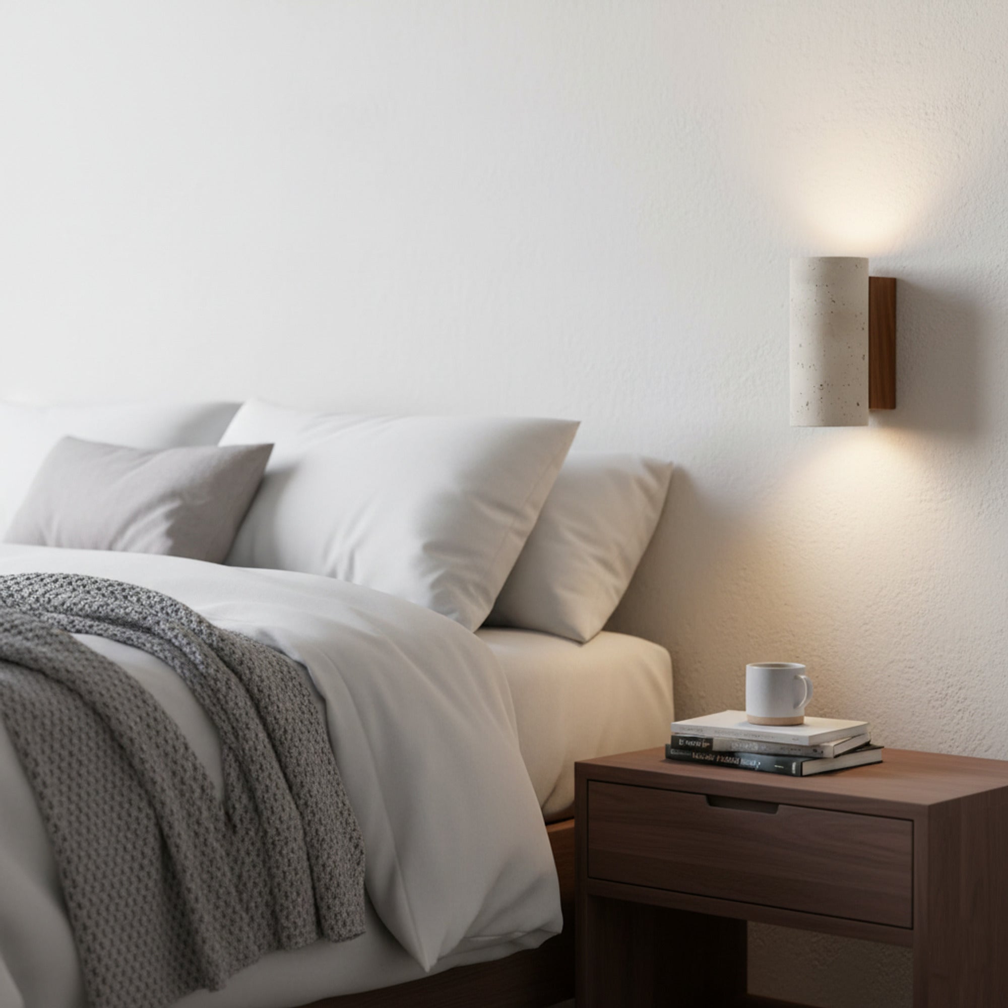 Travertine Stone Wall Light Hardwired Up And Down Bedroom - Image 20