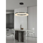Triple Tier Ring LED Chandelier With Integrated Acrylic - Image 14