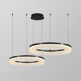 Triple Tier Ring LED Chandelier With Integrated Acrylic - Image 19