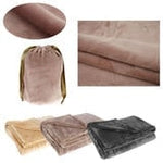 Usb Heated Blanket Fleece Throw With Drawstring Pouch - Image 5