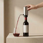 USB Rechargeable Stainless Steel Wine Aerator Pourer With One-Touch Dispensing - Image 1