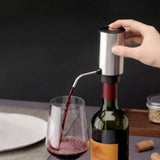 USB Rechargeable Stainless Steel Wine Aerator Pourer With One-Touch Dispensing - Image 3