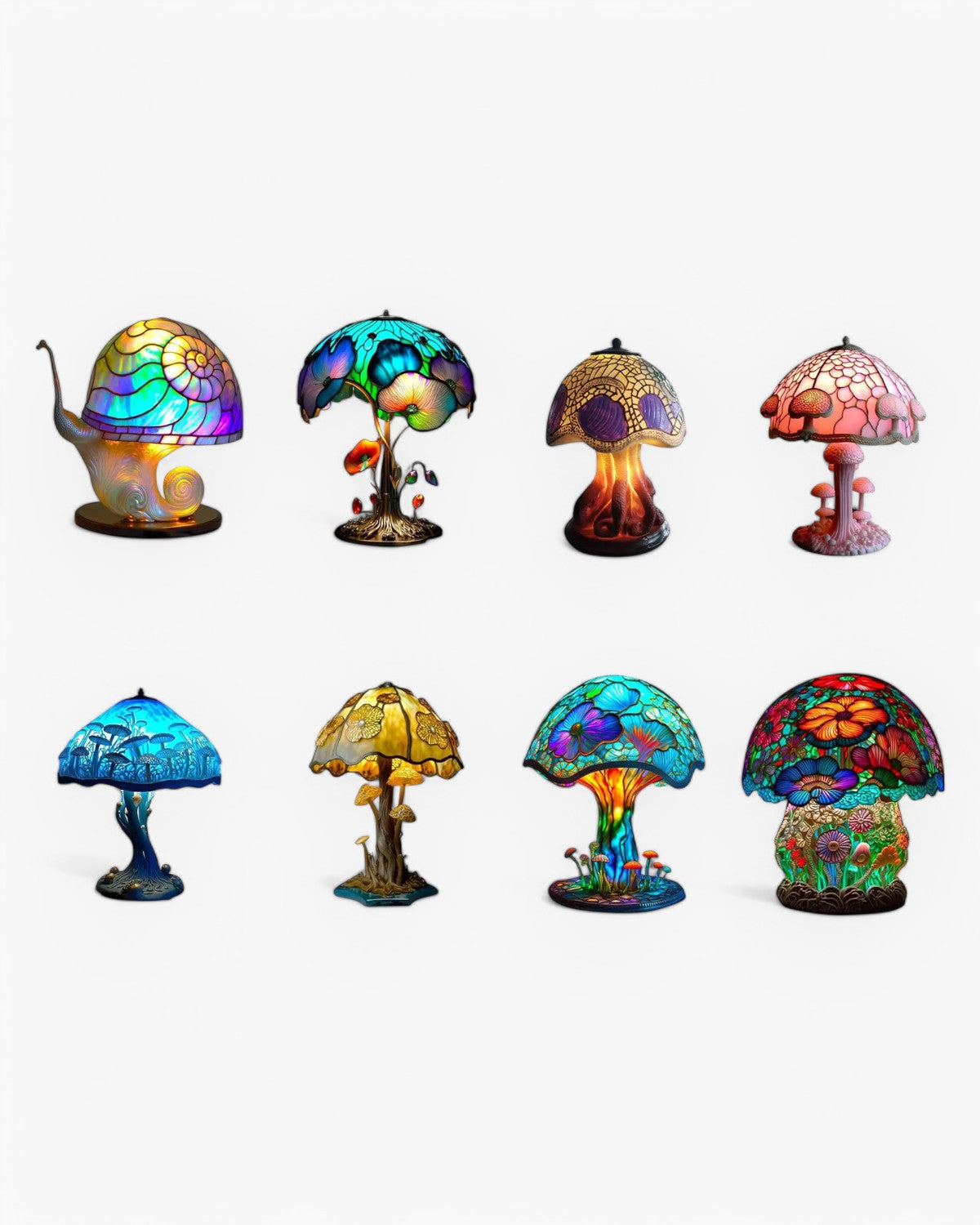 Vintage Mushroom Table Lamp LED 1-Light Lasson Living
