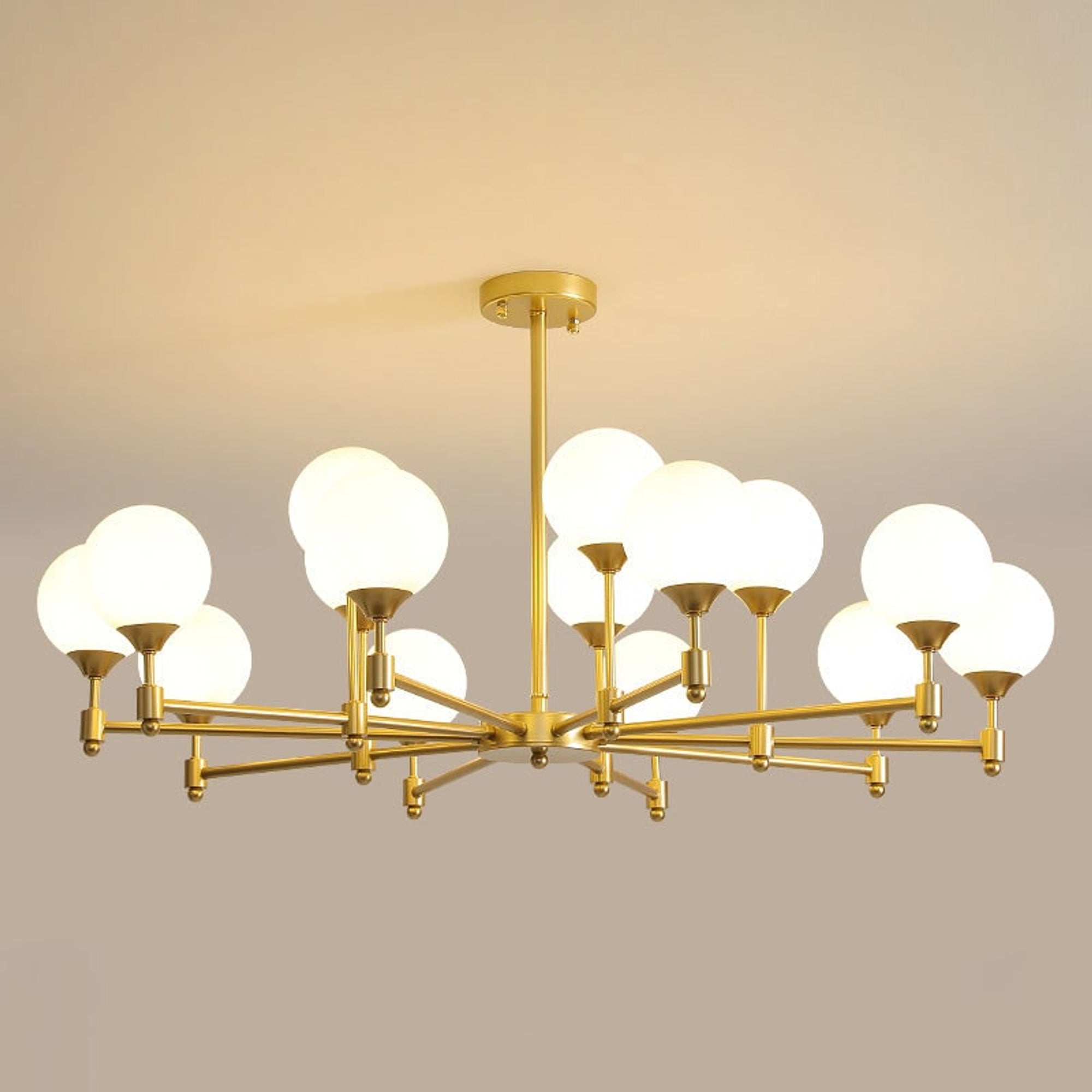 Vatnuvyi Minimalist Glass Globe Chandeliers - Image 11