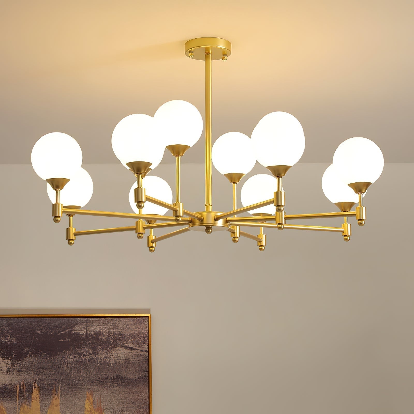 Vatnuvyi Minimalist Glass Globe Chandeliers - Image 13