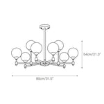 Vatnuvyi Minimalist Glass Globe Chandeliers - Image 16