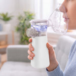 Portable Nebulizer For Asthma Relief Compact Travel-Friendly Design With Quiet Operation - Image 1