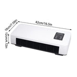 Wall Mounted Heater 2-In-1 Heated Clothes Airer And Room Heater With Remote Control For All-Season Performance - Image 13