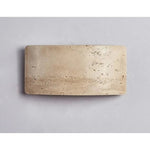 Wall Sconce Curved Travertine Up Down Illumination - Image 2