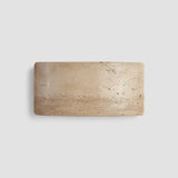 Wall Sconce Curved Travertine Up Down Illumination - Image 3