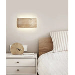 Wall Sconce Curved Travertine Up Down Illumination - Image 4