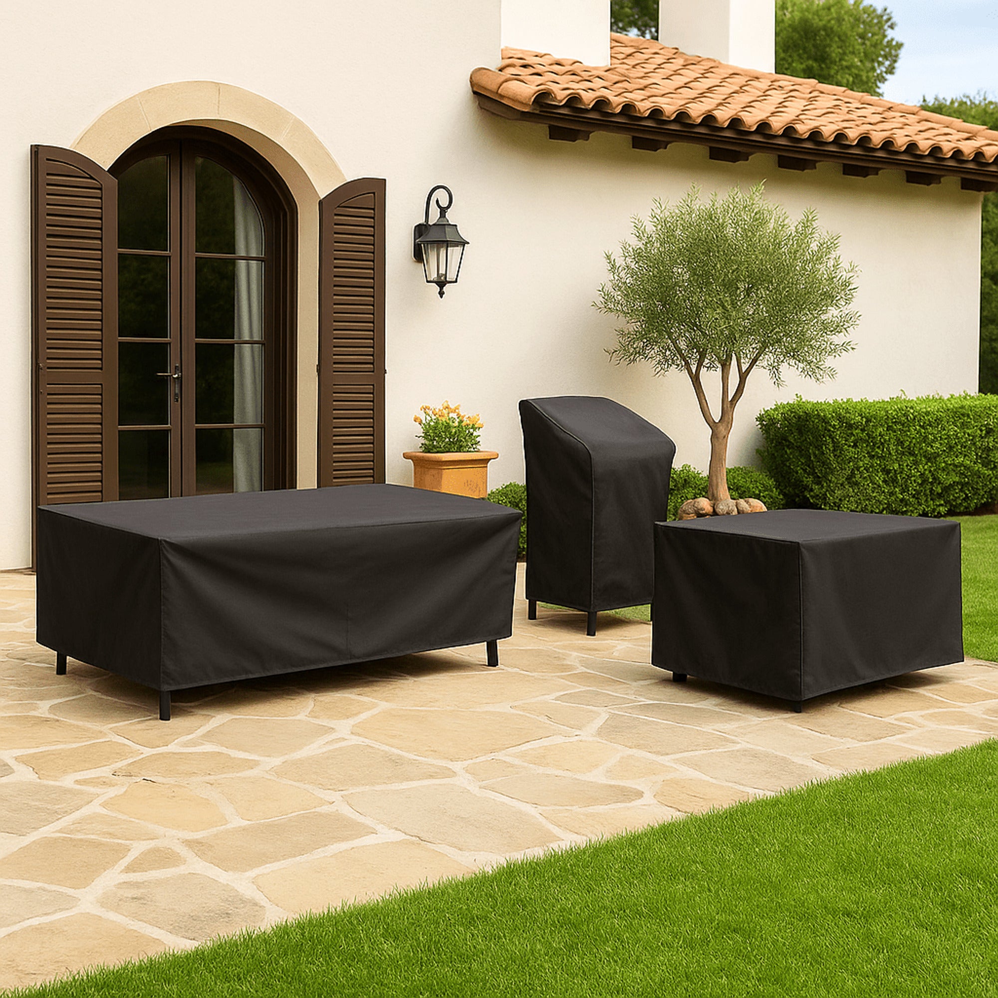 Waterproof Patio Furniture Cover Outdoor Table Chair Set - Image 3