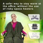 Weighted Office Chair Blanket With Soft Eco-Friendly Flannel - Image 6