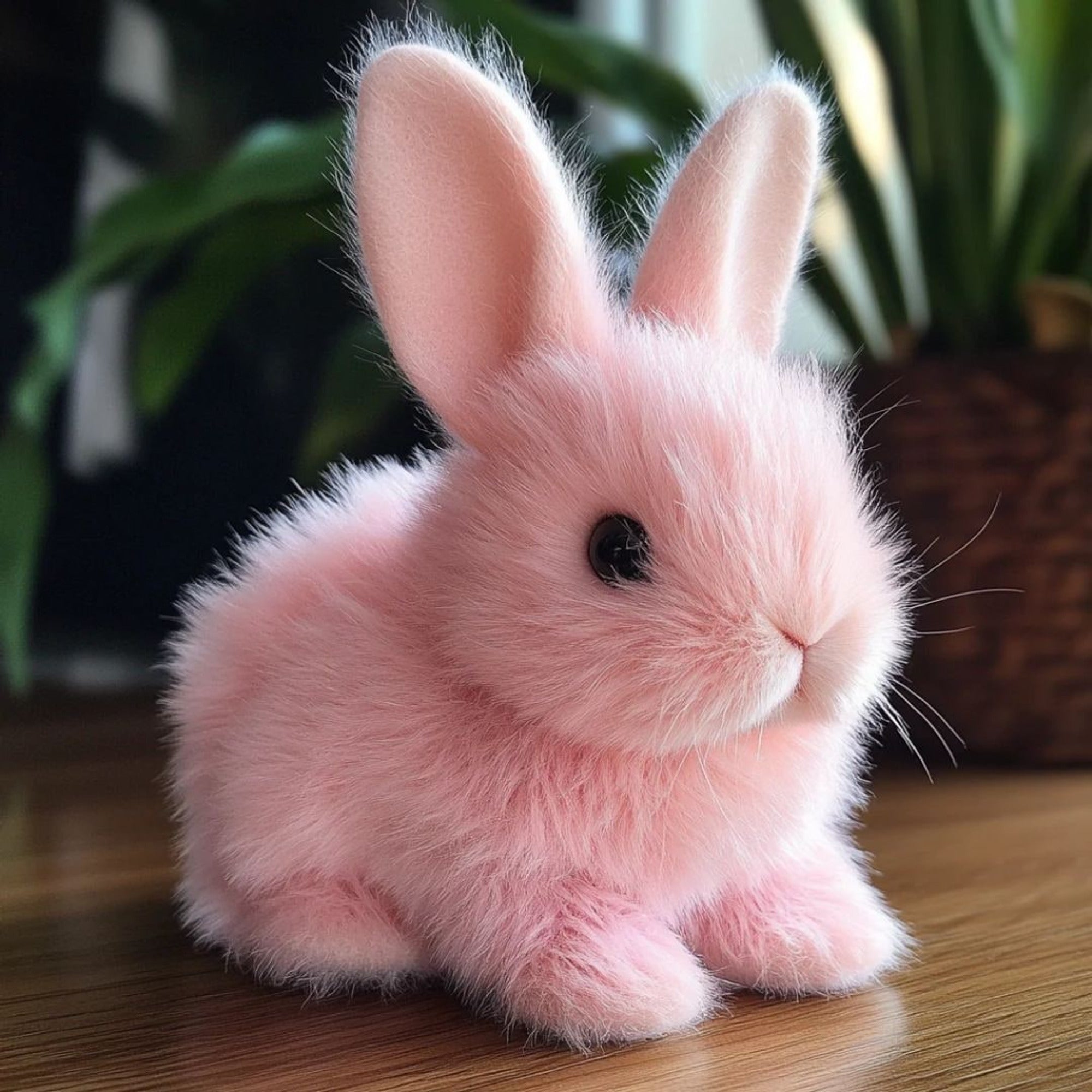 Weighted Stuffed Bunny With Soft Plush Fur And Realistic Features For Comfort - Image 1