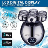 Wireless Electric Head Shaver With 7D Floating Blades LED Display And Type-C Fast Charging - Image 2